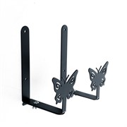 Кронштейны для балконного ящика 2шт Бабочки металл 203-010B - фото 63515