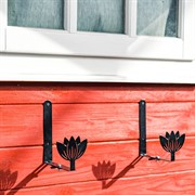 Кронштейны для балконных ящиков 2шт Цветы металл 203-023B - фото 63537