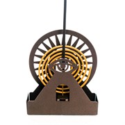 Подставка для благовоний и спиралей от комаров Медитация 300-318Br - фото 63575