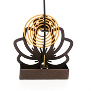 Подставка для благовоний и спиралей от комаров Лотос 300-322Br - фото 63587