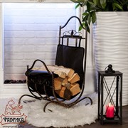 Дровница кованая каминная 500-52 - фото 6359