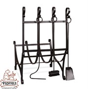 Дровница металлическая с аксессуарами 500-58 - фото 6374