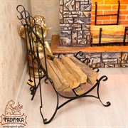 Дровница металлическая с аксессуарами 500-58 - фото 6376