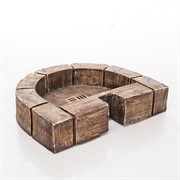 Поддон под дерево для садовой колонки цвет вишня U09091-Cherry - фото 63880