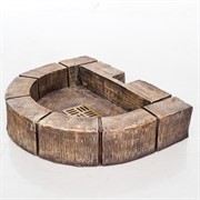 Поддон под дерево для садовой колонки цвет вишня U09091-Cherry - фото 63881