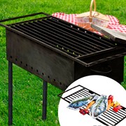 Решётка для гриля металлическая длина 80см 98-013 - фото 63890