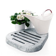 Поддон для садовой колонки стеклопластик под бетон U09238-BT - фото 63903