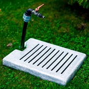 Поддон для садовой колонки 47х37 стеклопластик под бетон U09274-BT - фото 63907