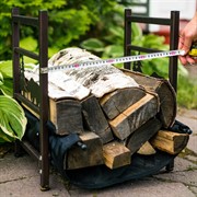 Дровница декоративная разборная Медведь металл 103-211R-Br - фото 63927