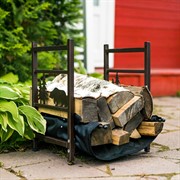 Дровница декоративная разборная Медведь металл 103-211R-Br - фото 63929