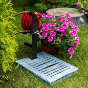 Поддон для садовой колонки 47х37 стеклопластик под бетон U09274-BT - фото 63932