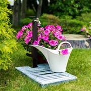 Поддон для садовой колонки 47х37 стеклопластик под бетон U09274-BT - фото 63933