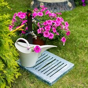 Поддон для садовой колонки 47х37 стеклопластик под бетон U09274-BT - фото 63934