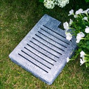 Поддон для садовой колонки 47х37 стеклопластик под бетон U09274-BT - фото 63948