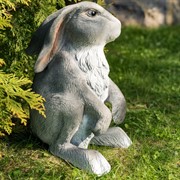 Фигура садовая Заяц русак серый полистоун F07436 - фото 63970