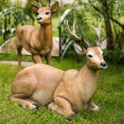 Фигура декоративная Косуля лежит высота 98см U09016 - фото 63974