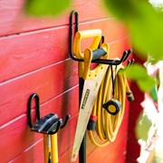 Кронштейн металлический на стену для хранения инструментов большой 58-102B - фото 63992