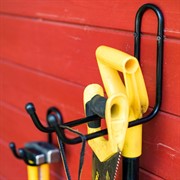 Кронштейн металлический на стену для хранения инструментов большой 58-102B - фото 63993