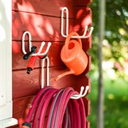 Кронштейн для хранения инструментов в гараж настенный металл белый 58-102W - фото 63998