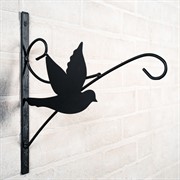 Кронштейн настенный Голубь для цветочного горшка длина 30см металл 201-006B - фото 64008