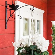 Кронштейн для цветочного кашпо Ласточка настенный длина 30см металл 201-007B - фото 64014