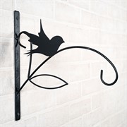 Кронштейн для цветочного кашпо Ласточка настенный длина 30см металл 201-007B - фото 64017