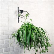 Кронштейн для цветочного кашпо Ласточка настенный длина 30см металл 201-007B - фото 64019