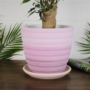 Горшок Букле 2,3л розовый крокус №3 - фото 64164