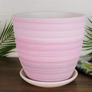 Горшок Букле 4,2л розовый крокус №4 - фото 64166