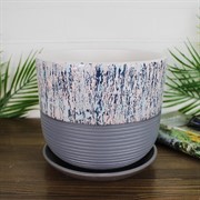 Горшок Времена года 2,9л бук зима №3 - фото 64197