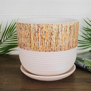 Горшок Времена года 2,9л бук осень №3 - фото 64209