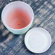 Горшок Букле 2,3л зелёный крокус №3 - фото 64284