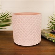 Горшок Грань 1,9л розовый цилиндр №2 - фото 64289