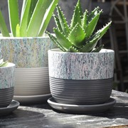 Горшок Времена года 1,6л бук зима №2 - фото 64337