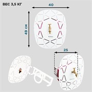 Умывальник садовый на стену с держателем шланга металл белый 550-019W - фото 64524