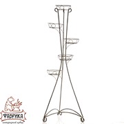 Подставка напольная на 5 кашпо Классика металлическая высота 156см 19-105 - фото 6485