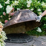 Крышка люка Камень 100 декоративный F07806 - фото 64862