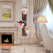 Подставка напольная на 5 кашпо Классика металлическая высота 156см 19-105 - фото 6487