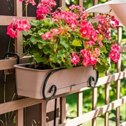 Подставка балконная для цветов длина 53см металлическая 51-031 - фото 64935