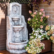 Фонтан каскад Львиная голова стеклопластик под бетон высота 147см U07687 - фото 64943