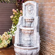 Фонтан каскад Львиная голова стеклопластик под бетон высота 147см U07687 - фото 64944