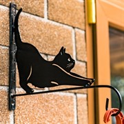 Кронштейн настенный Кошка для растений длина 29см металл 201-001B - фото 65088 Кронштейн настенный Кошка для растений длина 29см металл 201-001B - фото 65088