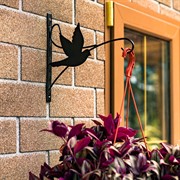 Кронштейн настенный Голубь для цветочного горшка длина 30см металл 201-006B - фото 65091