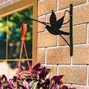 Кронштейн настенный Голубь для цветочного горшка длина 30см металл 201-006B - фото 65092