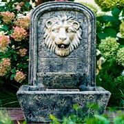 Фонтан для сада малый Львиная голова под камень высота 60см U09072 - фото 65100