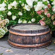 Крышка люка декоративная Бочка стеклопластик ширина 88см U08506 - фото 65258