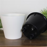 Горшок Лондон 19см 3,3л белый - фото 65340