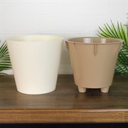 Горшок Лондон 19см 3,3л сливочный - фото 65343