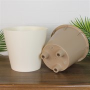 Горшок Лондон 19см 3,3л сливочный - фото 65344