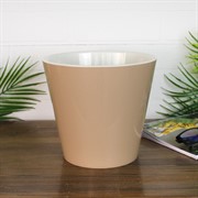 Горшок Лондон 19см 3,3л молочный шоколад - фото 65347